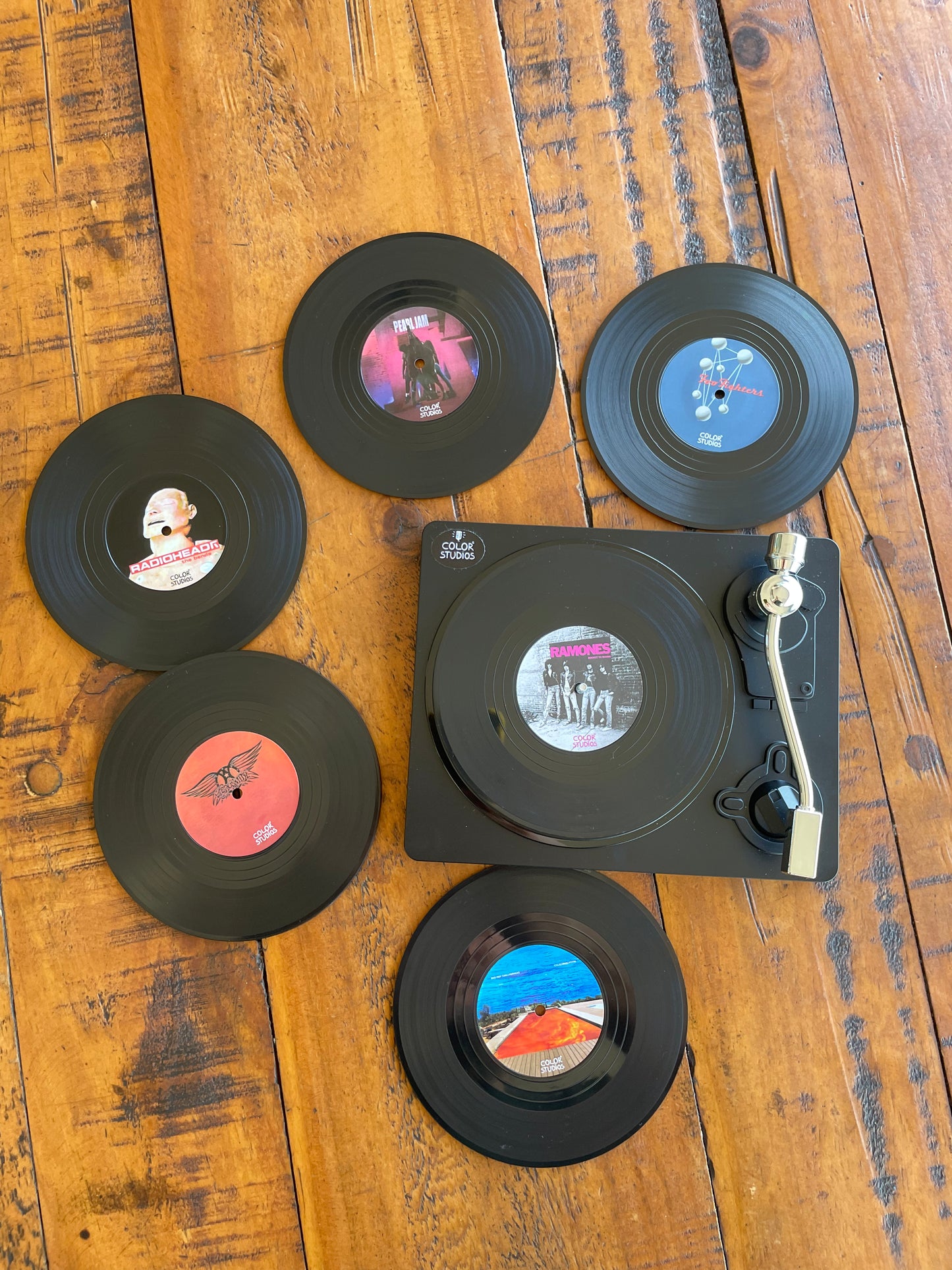 Posavasos Vinilos Rock III - Set de 6