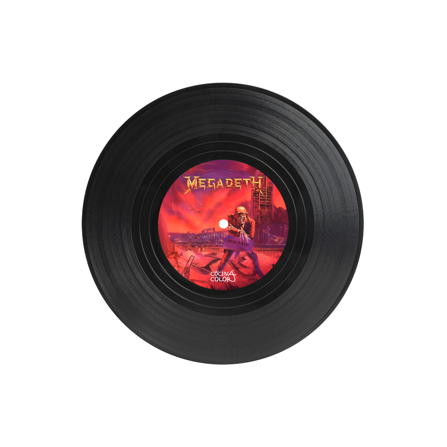 Posavasos Vinilos Metal - Set de 6