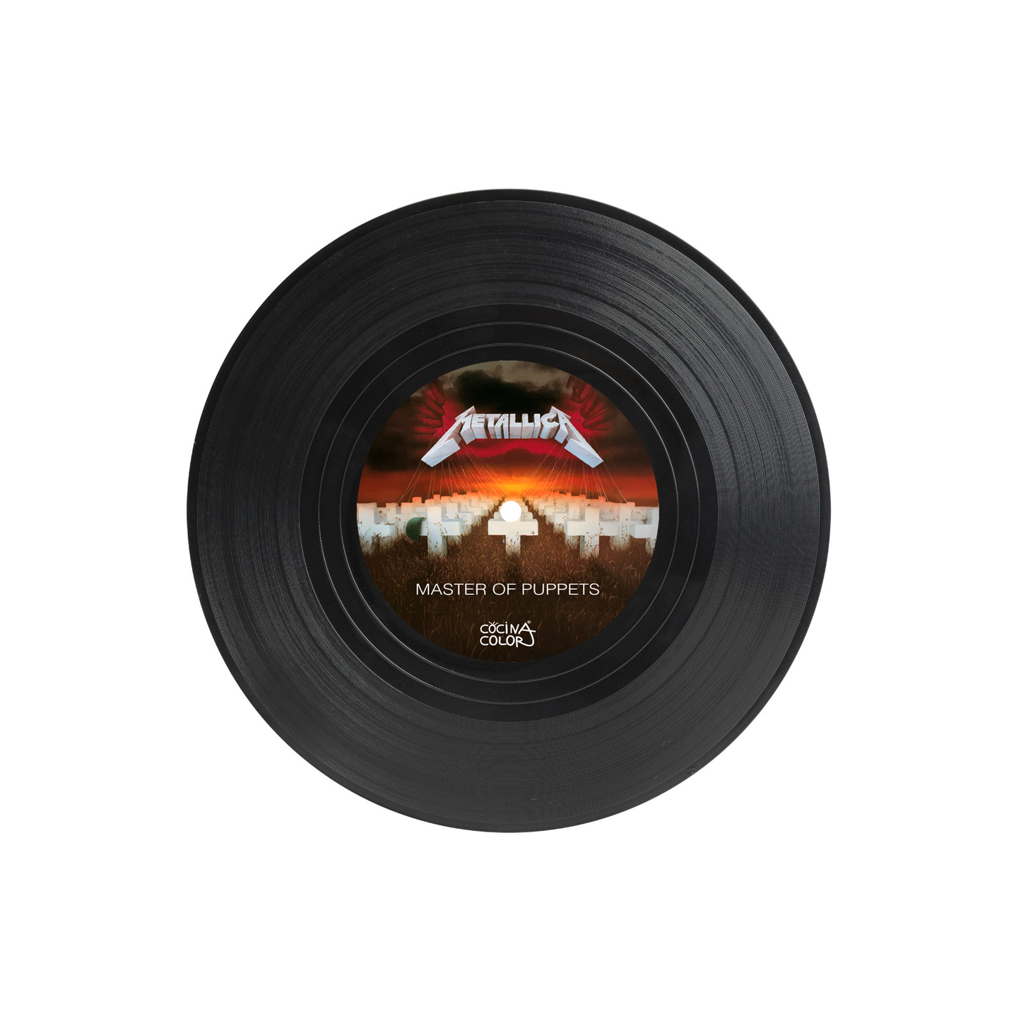 Posavasos Vinilos Metal - Set de 6