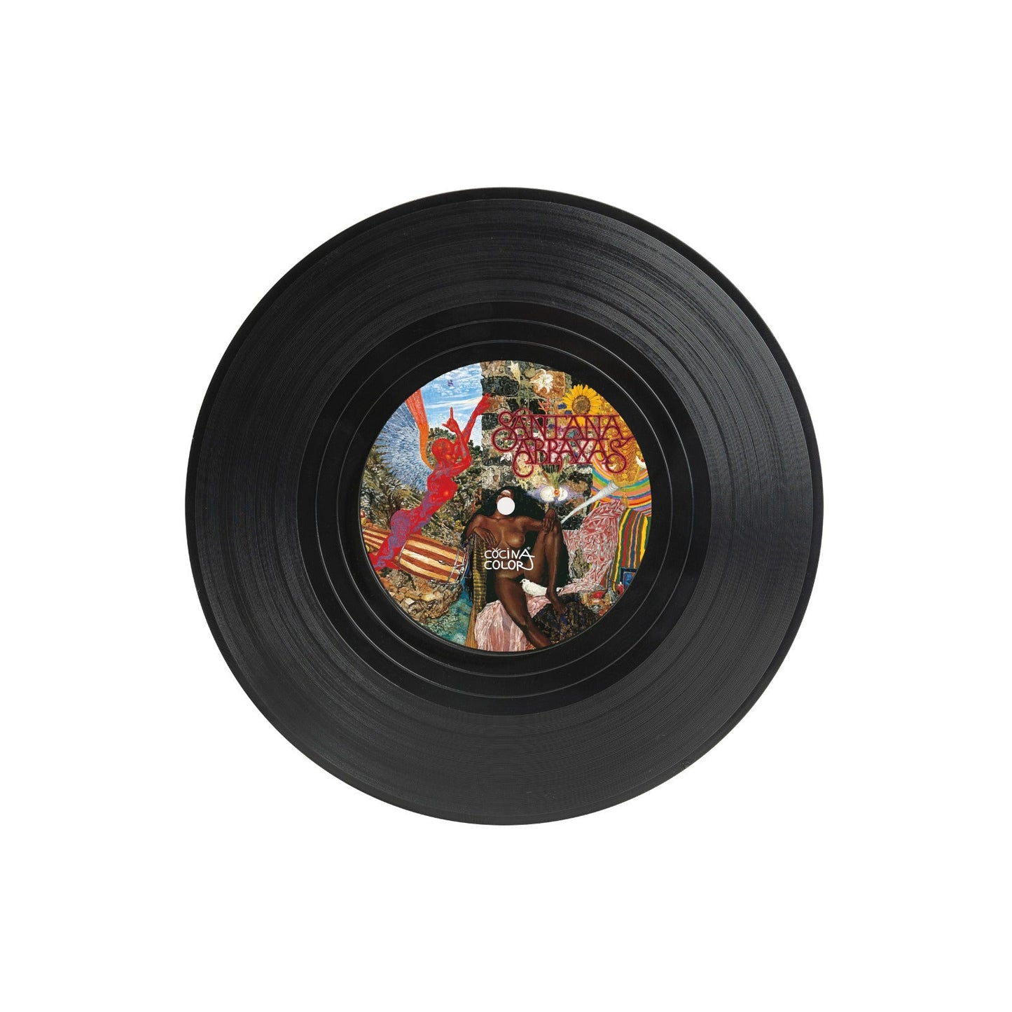 Posavasos Vinilos Rock 60s 70s- Set de 6