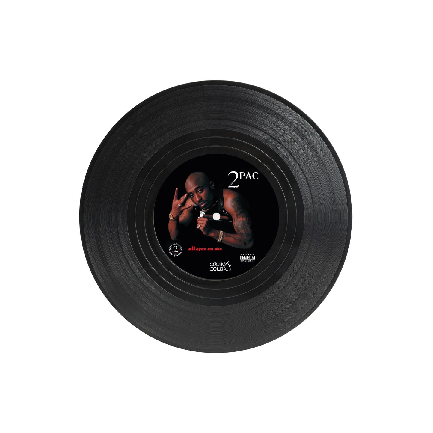 Posavasos Vinilos Rap East/West Side - Set de 6