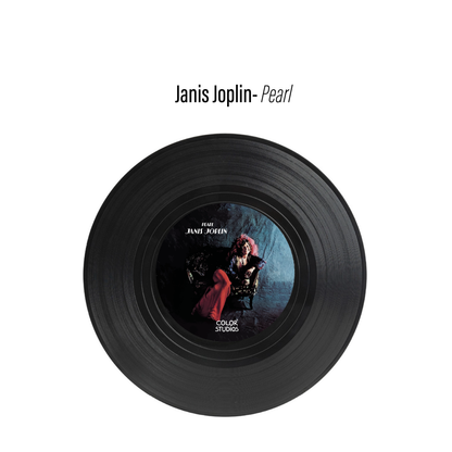 Posavasos Vinilos Rock 60s 70s- Set de 6