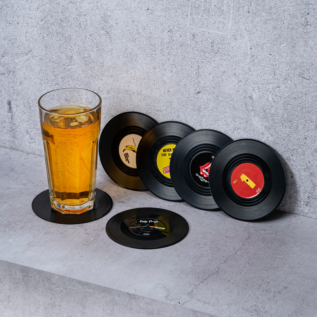 Posavasos Vinilos Classic Rock I - Set de 6