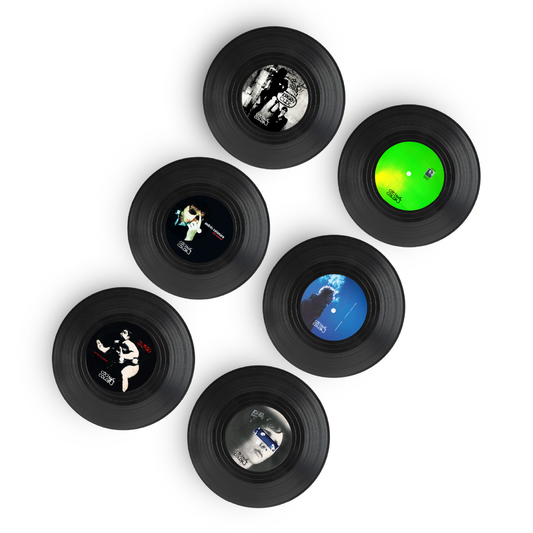 Posavasos Vinilos Rock y Clásicos Argentinos - Set de 6