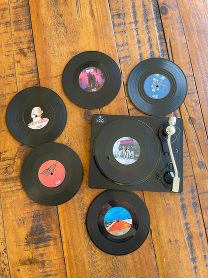 Posavasos Vinilos Rock III - Set de 6