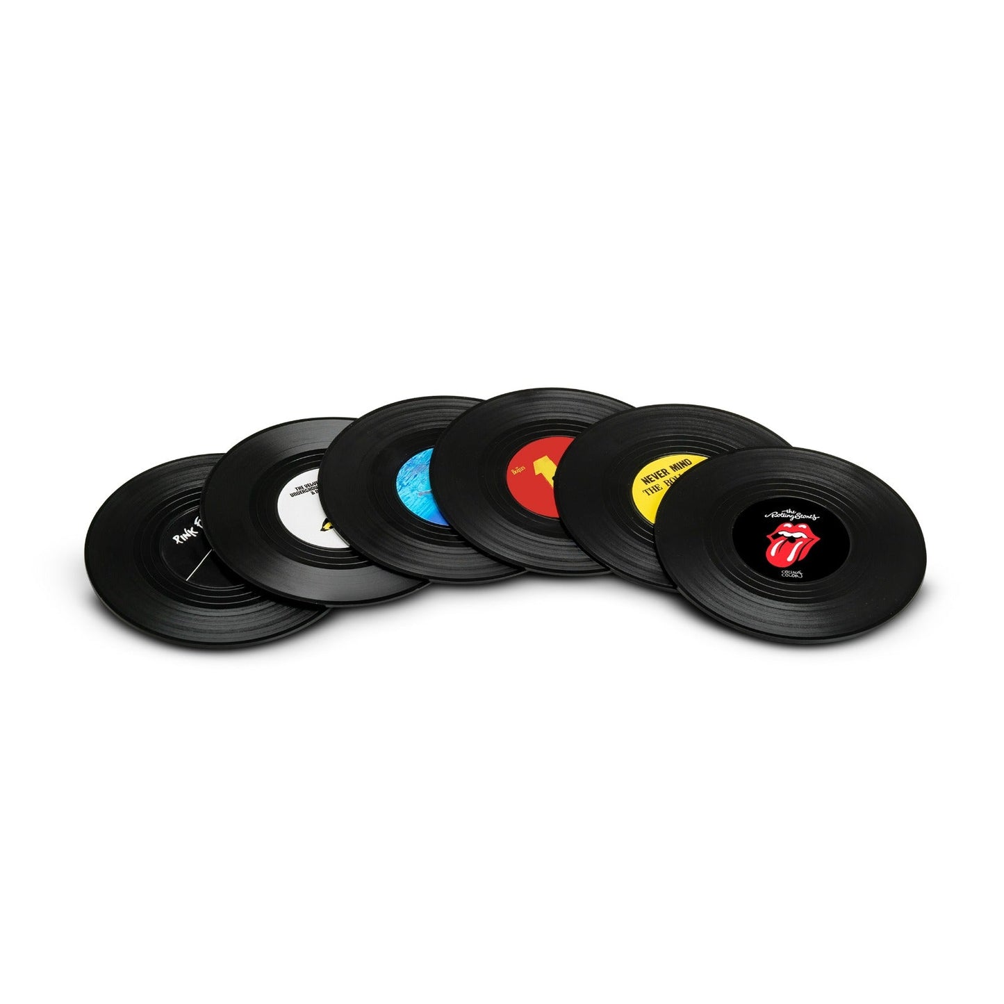 Posavasos Vinilos Classic Rock I - Set de 6