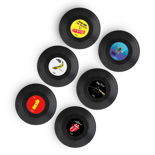 Posavasos Vinilos Classic Rock I - Set de 6