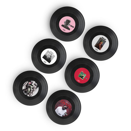 Posavasos Vinilos Rap Culture - Set de 6
