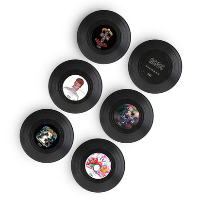 Posavasos Vinilos Classic Rock II - Set de 6