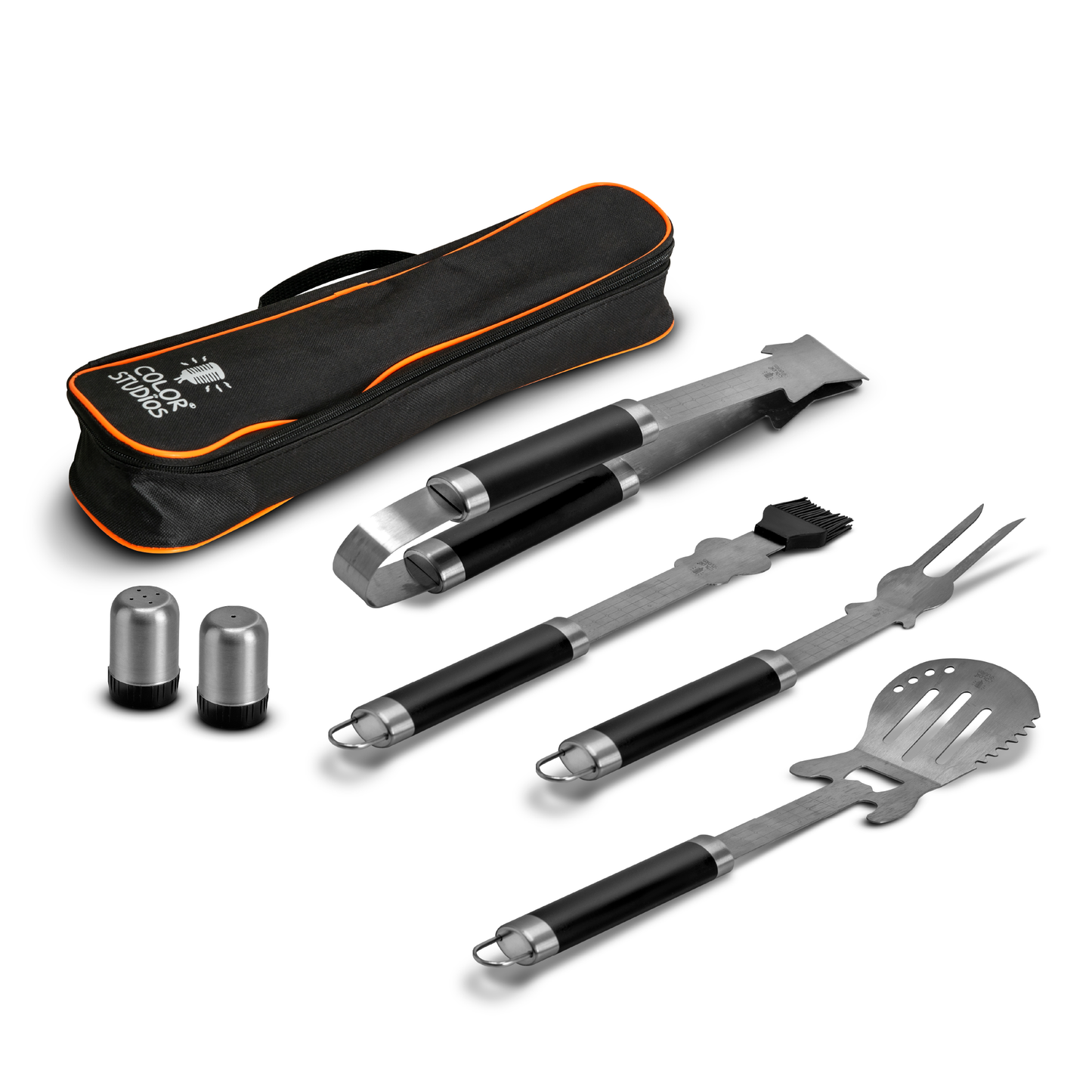 Set Parrillero con Forma de Guitarra + Funda