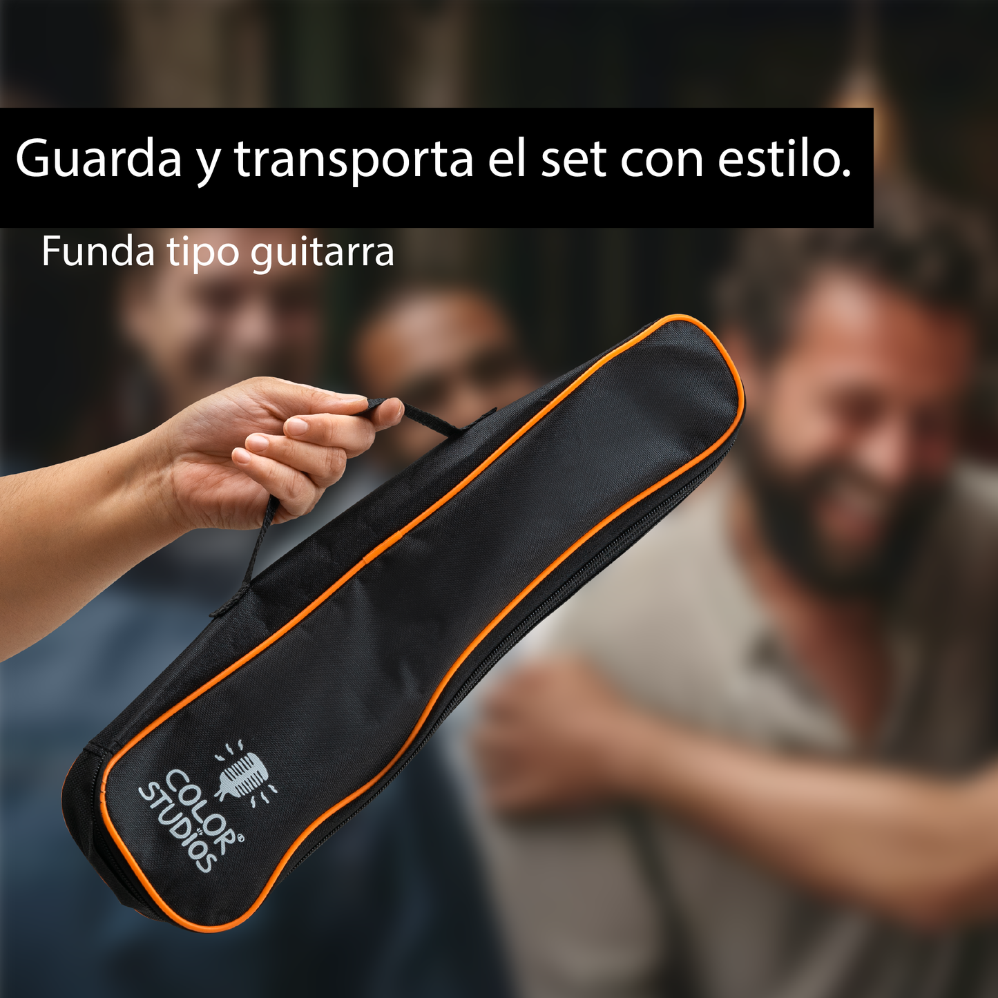 Set Parrillero con Forma de Guitarra + Funda
