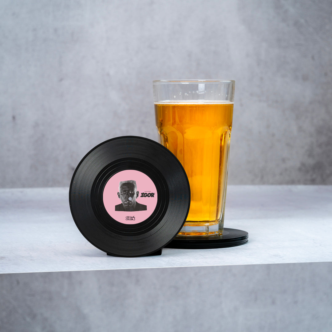 Posavasos Vinilos Rap Culture - Set de 6