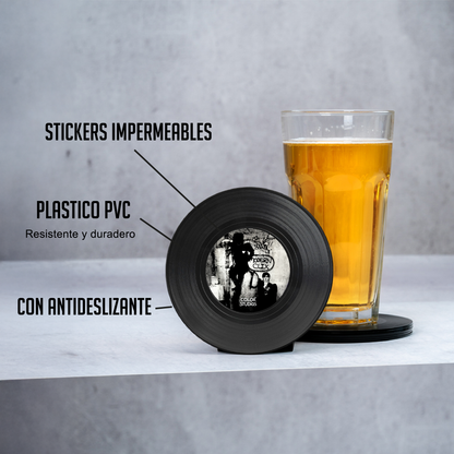 Posavasos Vinilos Rock y Clásicos Argentinos - Set de 6