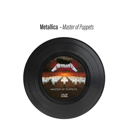 Posavasos Vinilos Metal - Set de 6