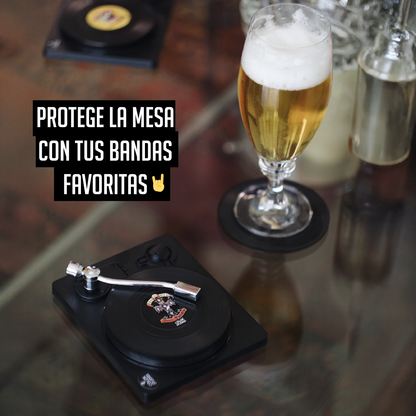 Posavasos Vinilos Classic Rock II - Set de 6