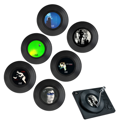 Posavasos Vinilos Rock y Clásicos Argentinos - Set de 6